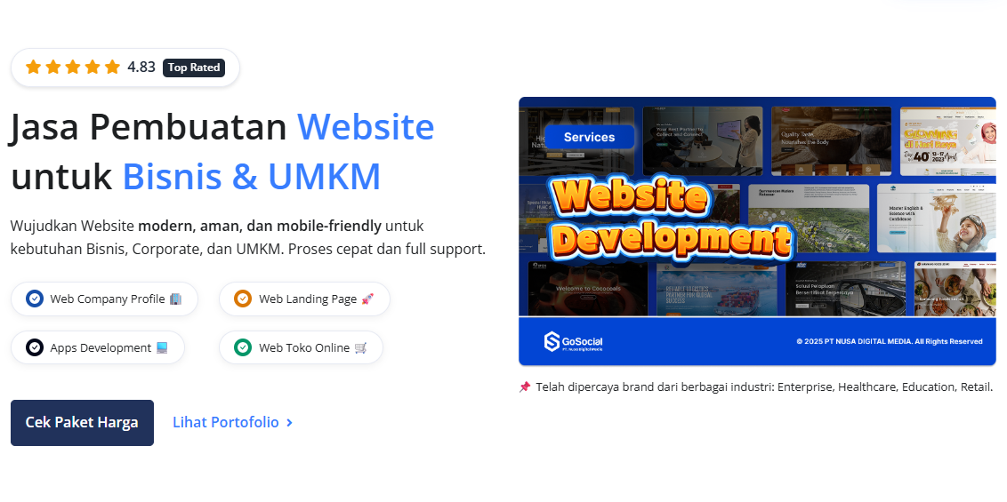 Jasa Pembuatan Website